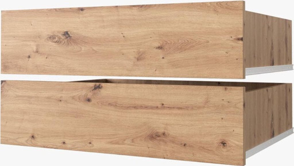 Set mit 2 Schubladen UNI für Kleiderschränke B. 250 cm – Eiche Artisan