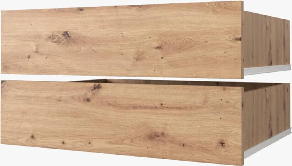Upgrade Armadio: Set 2 Cassetti UNI Rovere Artisan per Larghezza 100 cm
