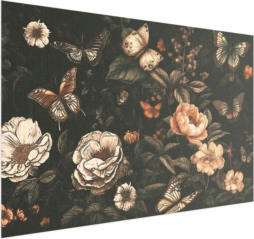 Posterpapier Poster - Rustic Garden 90x60 cm Blumen b-H-10019-ao-a