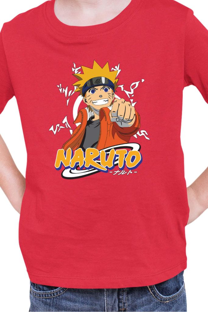 Kinder T-Shirt Naruto Naruto 07, 5-6 Jahr - 116 / Rot