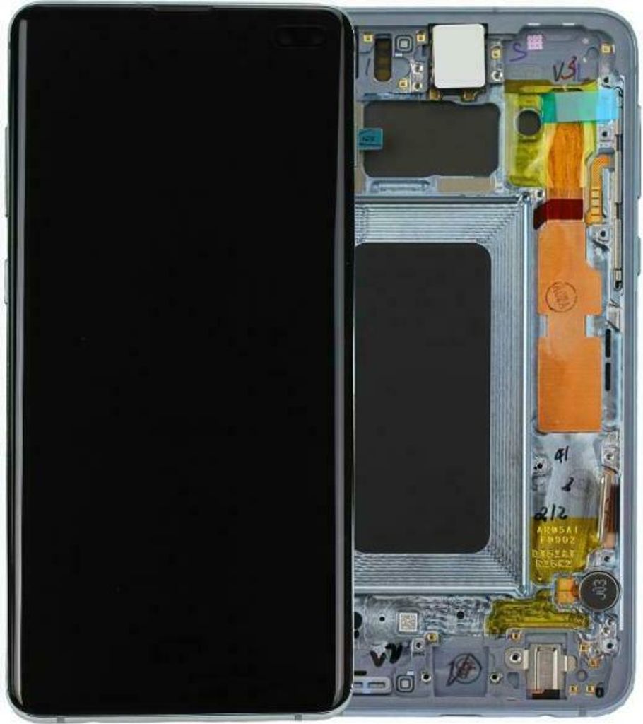 Original AMOLED Display Touchscreen Bildschirm Rahmen Prism Grün für Samsung Galaxy S10 Plus G975F & Werkzeug