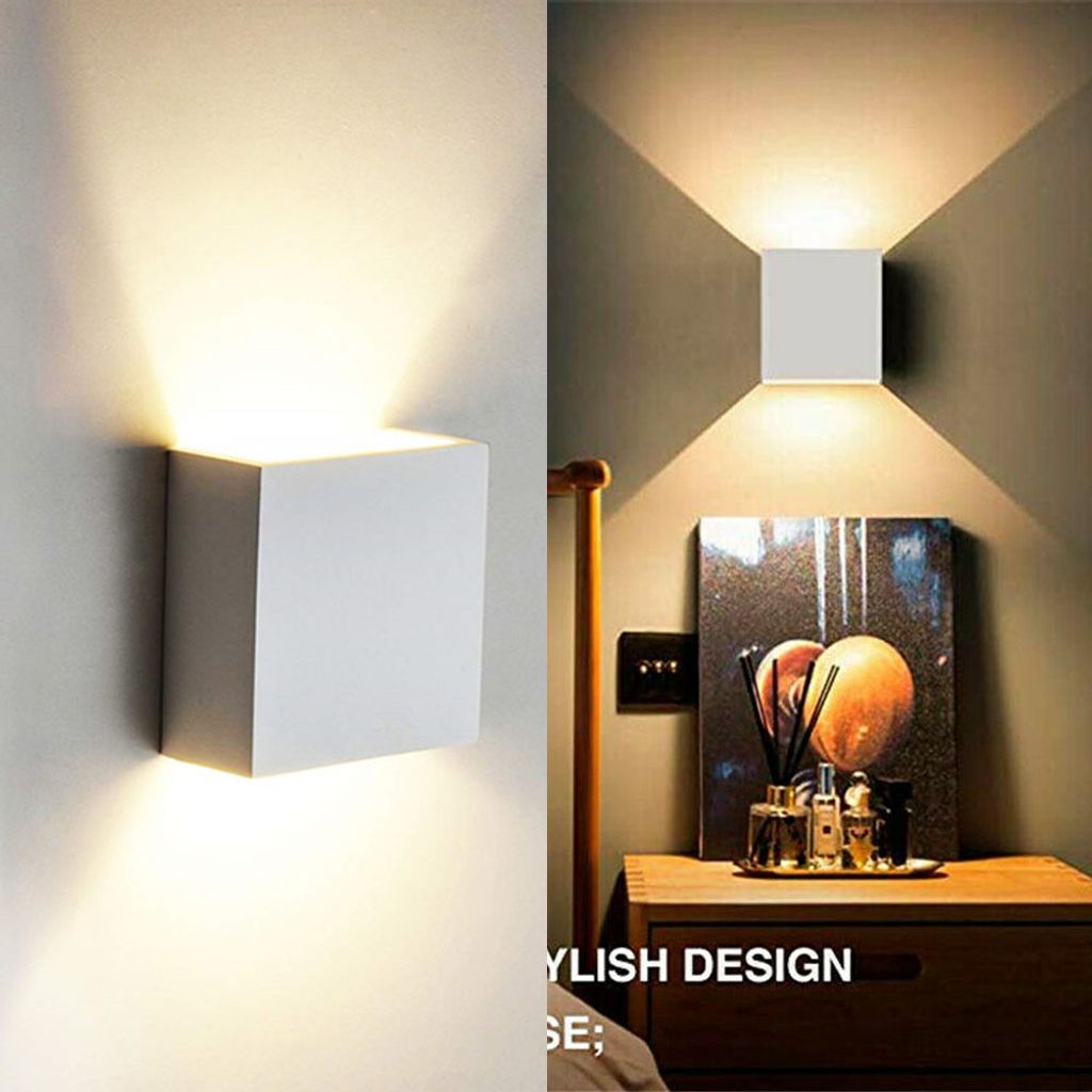 COB LED Wandleuchte Wandlampe Flur Strahler Licht Up Down Innen Modern Lampen DE 