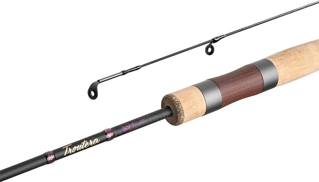 DELPHIN TROUTERA SoftLURE, 2,1m, 6,89ft, 1-7g, 2 Teile, Spinning Angelrute, 101005782
