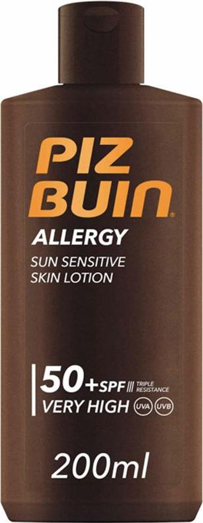 Sonnenlotion Allergy Piz Buin Spf 50+ (200 ml) Produktbild 