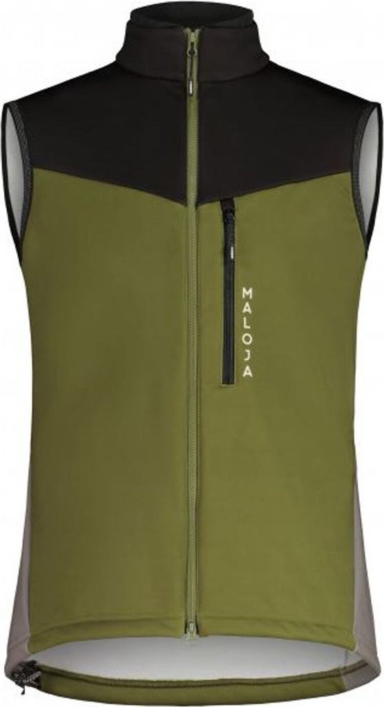 Maloja Herren Windblock Weste TozzagoM. moss multi : L Größe: L