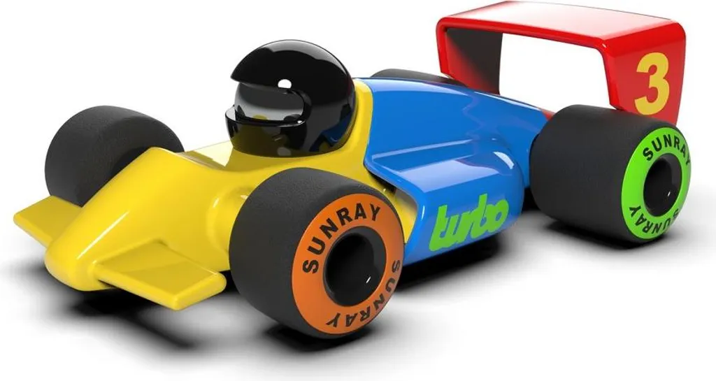 Playforever Auto Turbo Miami Voiture de Sport Miniature au Design Rétro