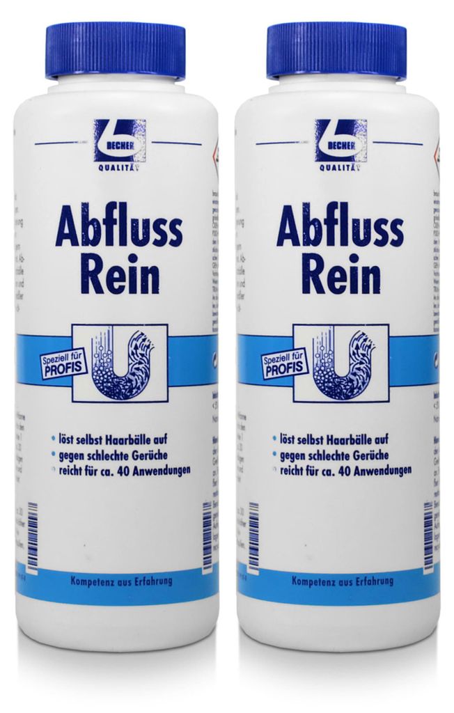 Dr. Becher Abfluss Rein 1kg geeignet für Abflüsse in Bad Produktbild 