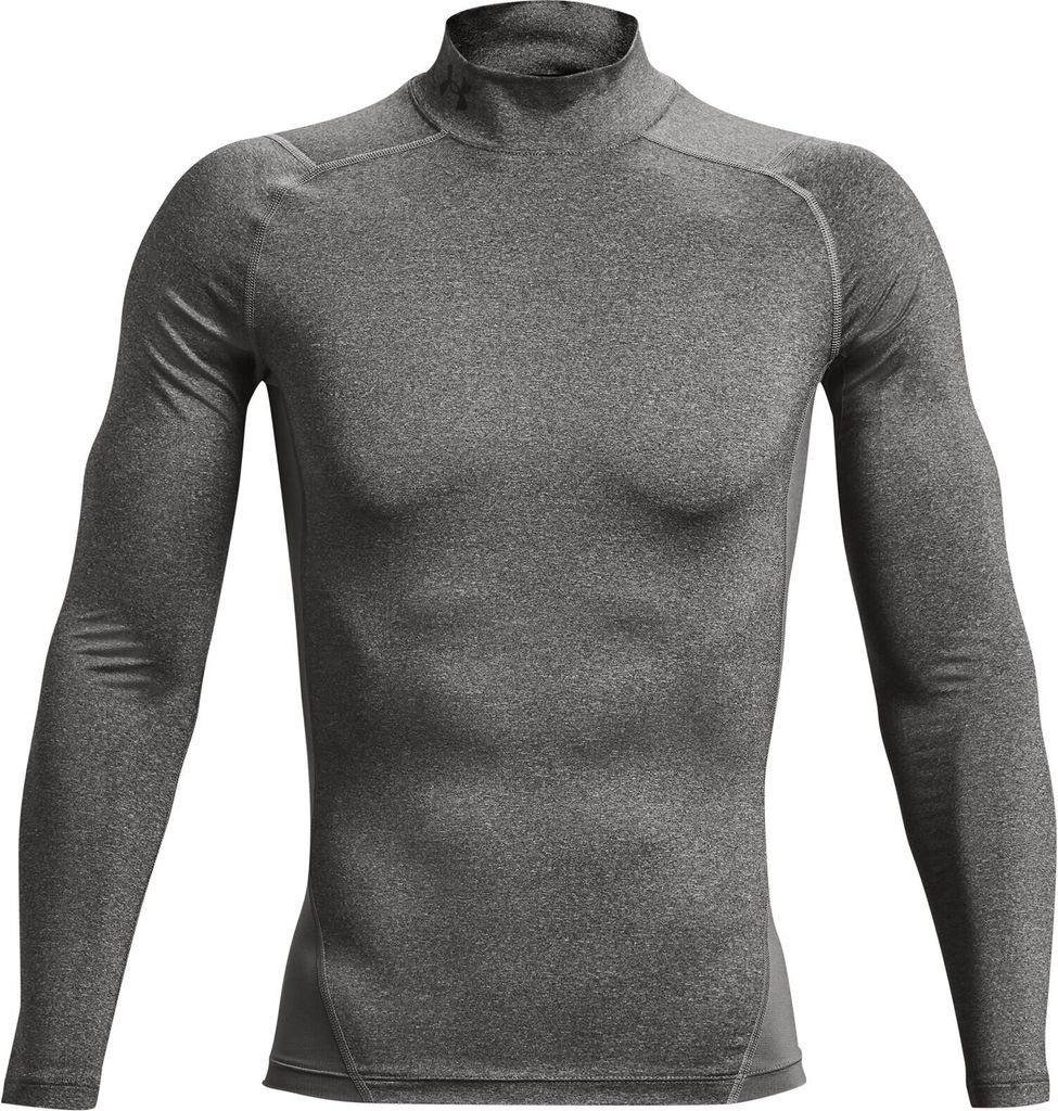 Under Armour Men's HeatGear Armour Mock Long Sleeve - 1369606, Farbe:Dunkelgrau, Textil:3XL