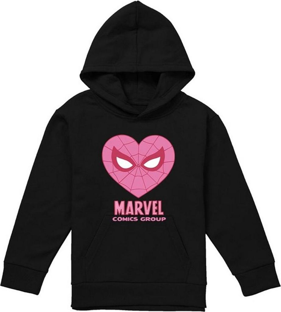 Spider-Man - Kapuzenpullover für Kinder TV23261 (116) (Schwarz)