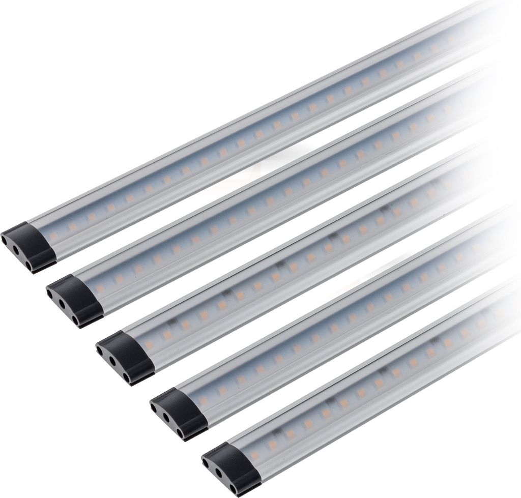 LED Lichtleiste warmweiss, 5er Set LED Leiste dimmbar 30cm Produktbild 