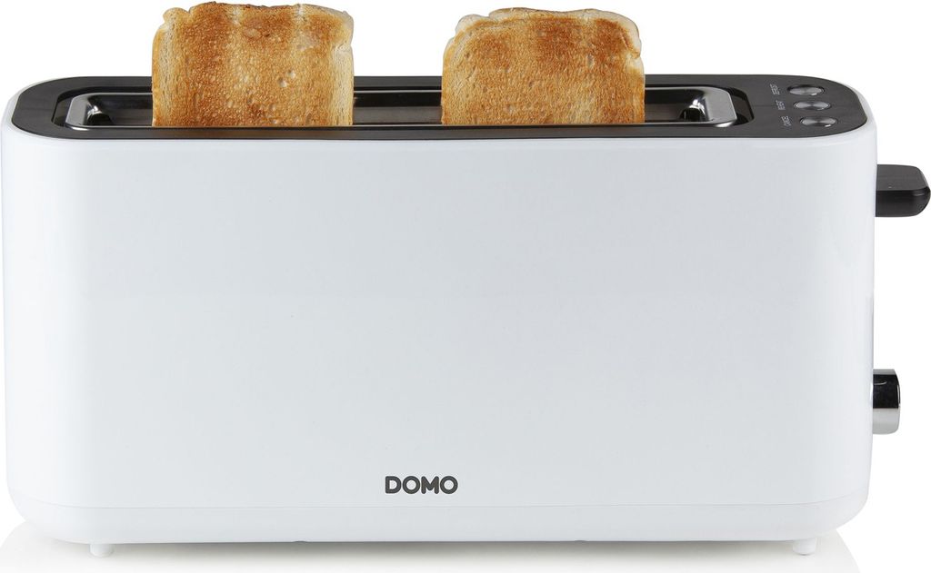 Domo DO962T, 2 Scheibe(n), Weiß, Tasten, Drehregler, 980 W, Produktbild 