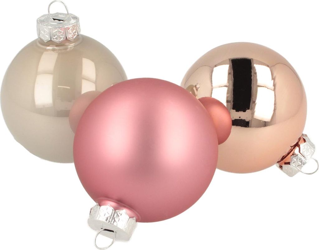 Exklusive Christbaumkugeln Glas für stilvolle Weihnachtsdeko, 24 Stück