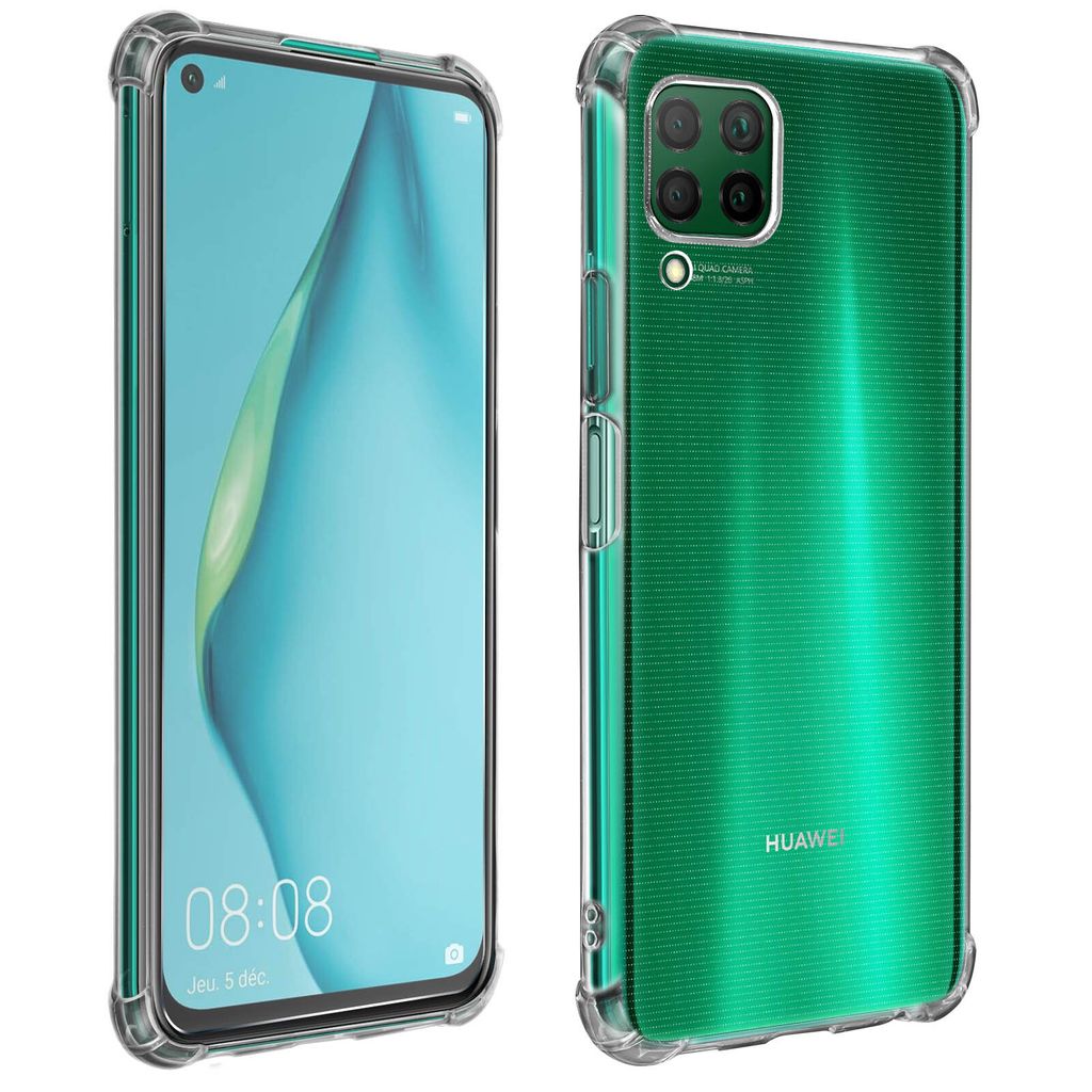 Avizar, Premium Schutz-Set Huawei P40 Lite Schutzhülle + Schutzfolie, Transparent