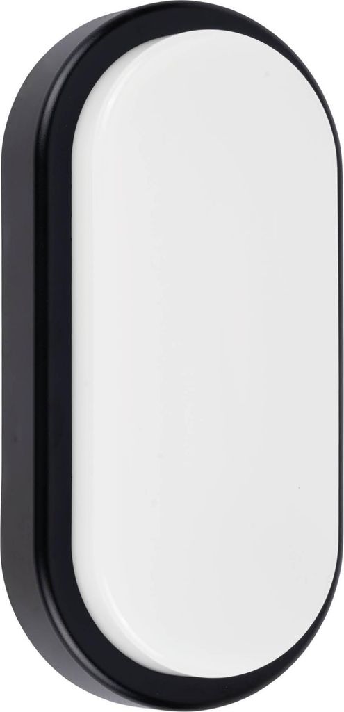 Ledvion - LED Deckenleuchte, IP54, 6.5W, 700Lm, 4000K, Schwarz, Neutralweiß, 220-240V, Kellerlampe, Wandleuchte, Innen, Aussen