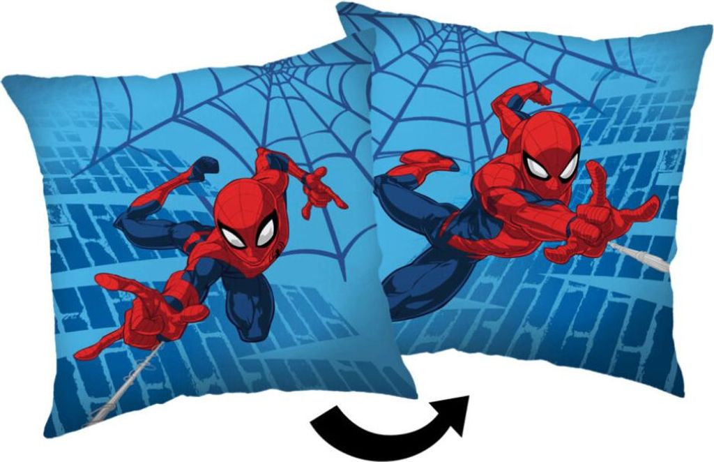 Spiderman Blue Samtkissenbezug 40x40 cm Produktbild 
