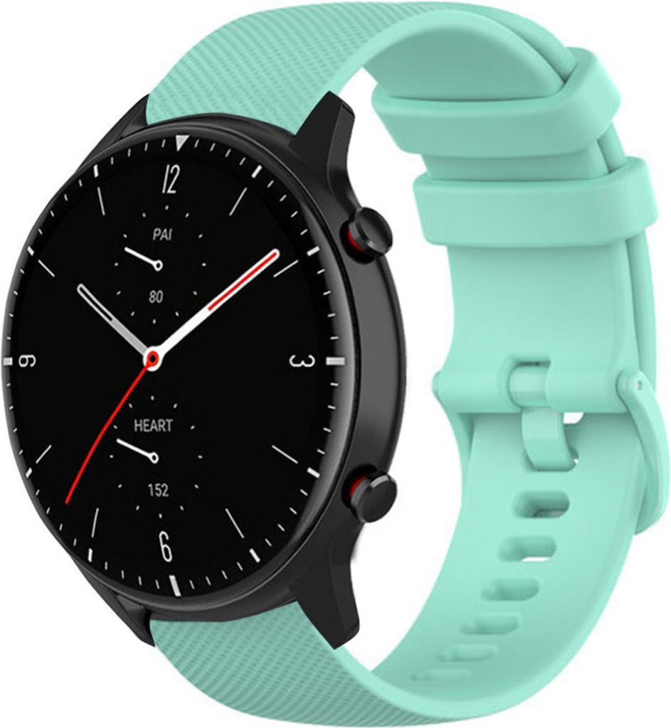 Strap-it Xiaomi Amazfit GTR 2 Luxus-Silikonarmband (Aqua)