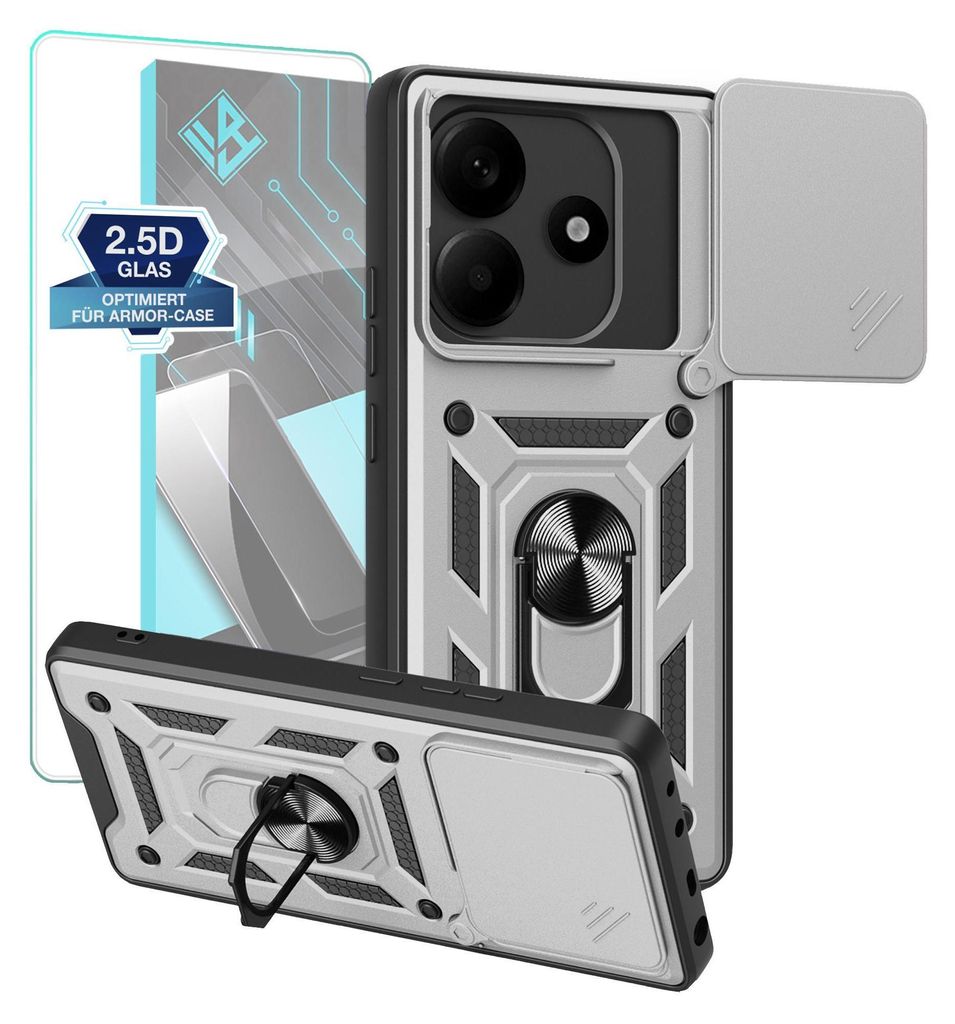 Armor Handyhülle für Xiaomi Redmi Note 14 5G mit 9H Produktbild 