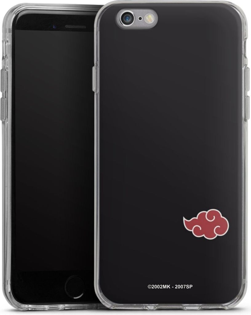DeinDesign Handyhülle für Apple iPhone 6 Silikon Hülle Case Smartphone Schutzhülle Naruto Shippuden Offizielles Lizenzprodukt Akatsuki