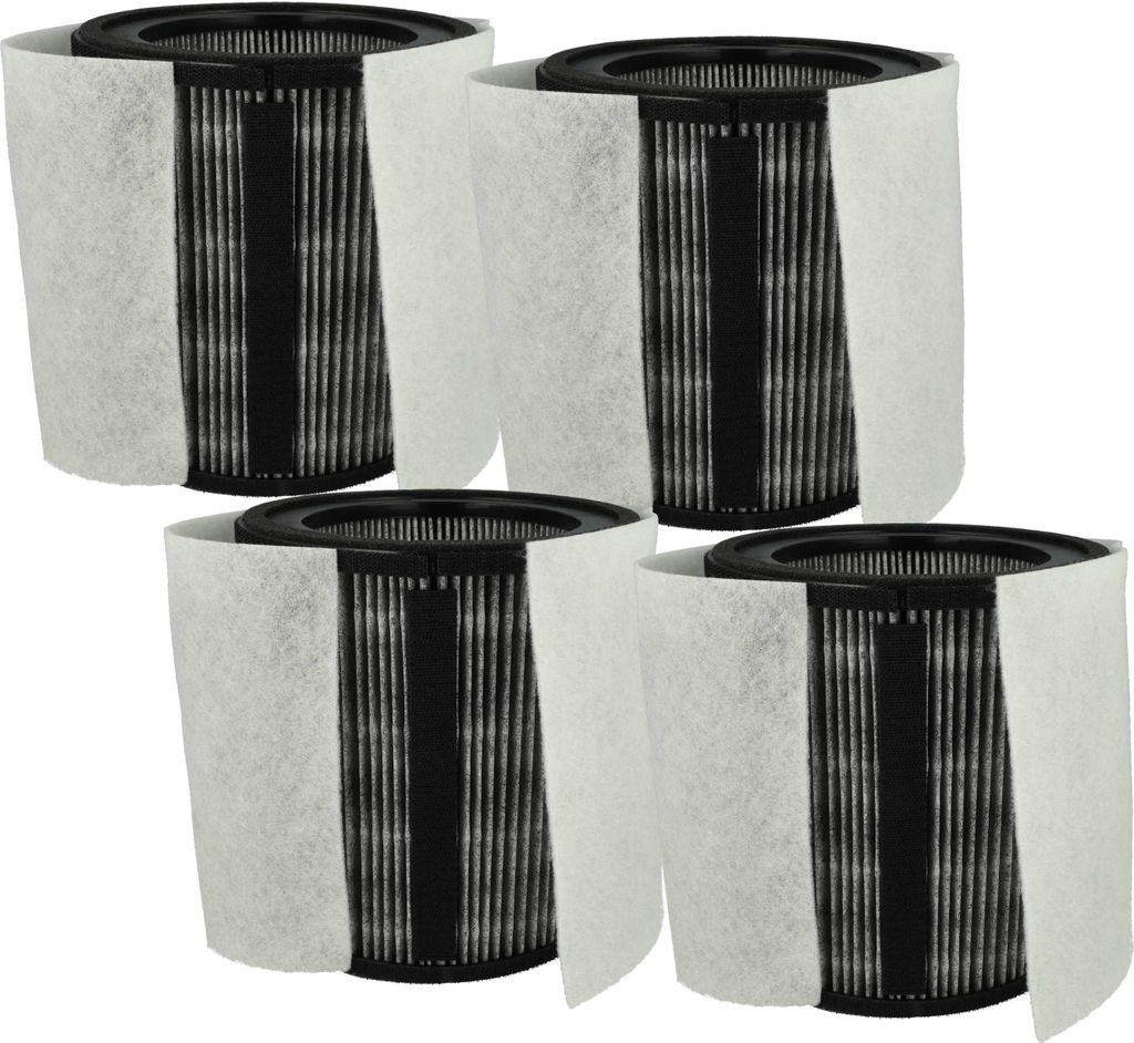 vhbw 4x H12 Filter kompatibel mit Leifheit / Soehnle Airfresh Clean Connect 500 Luftreiniger - Ersatz-Filter