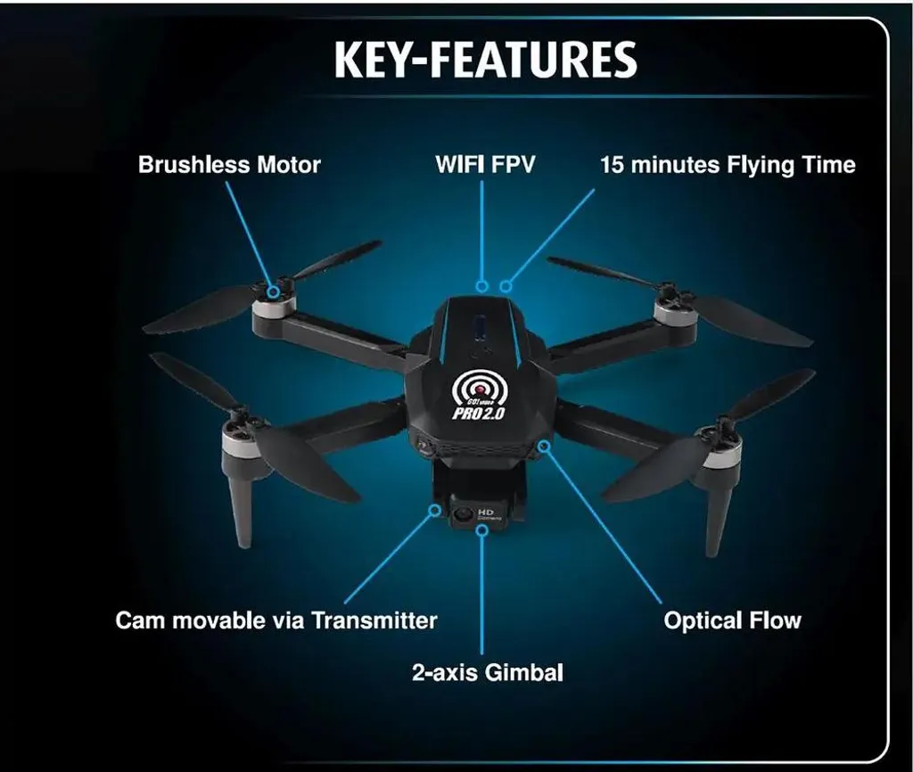 Drone de loisir Revell Go Video Pro 2.0 stable avec enregistrement - 6