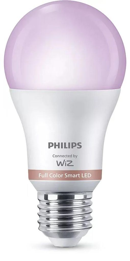 Philips Smarte LED-RGB-Lampe A60, E27-Sockel, 806 lm, Produktbild 
