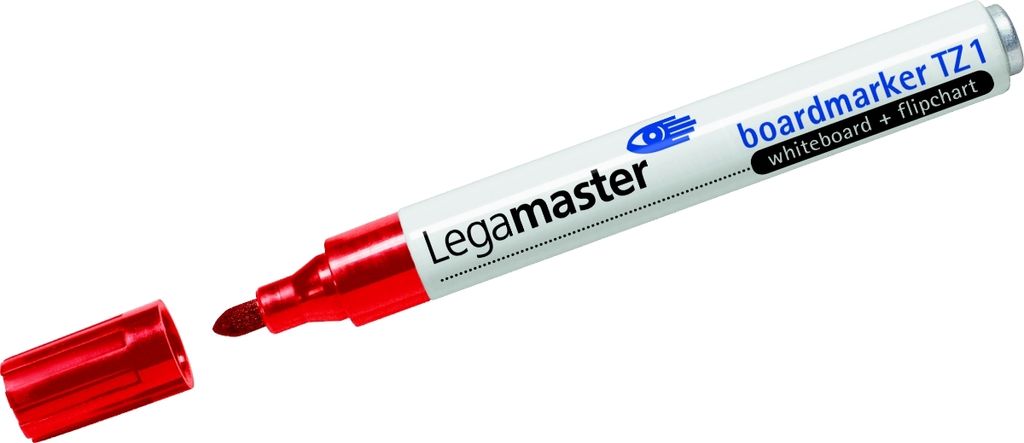 Legamaster TZ 1 Whiteboard-Marker rot 1,5 - 3,0 mm, 10 St.