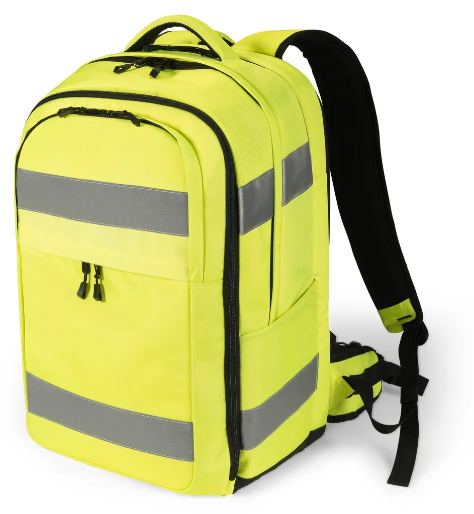 Sac à dos étanche jaune fluo anti-choc pour travail en extérieur