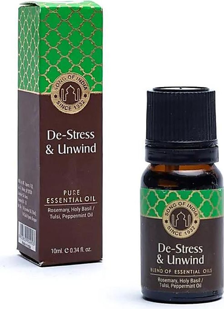 Ätherische Ölmischung Destress & Unwind Song Of India – 10 ml Packung mit 3 Stück