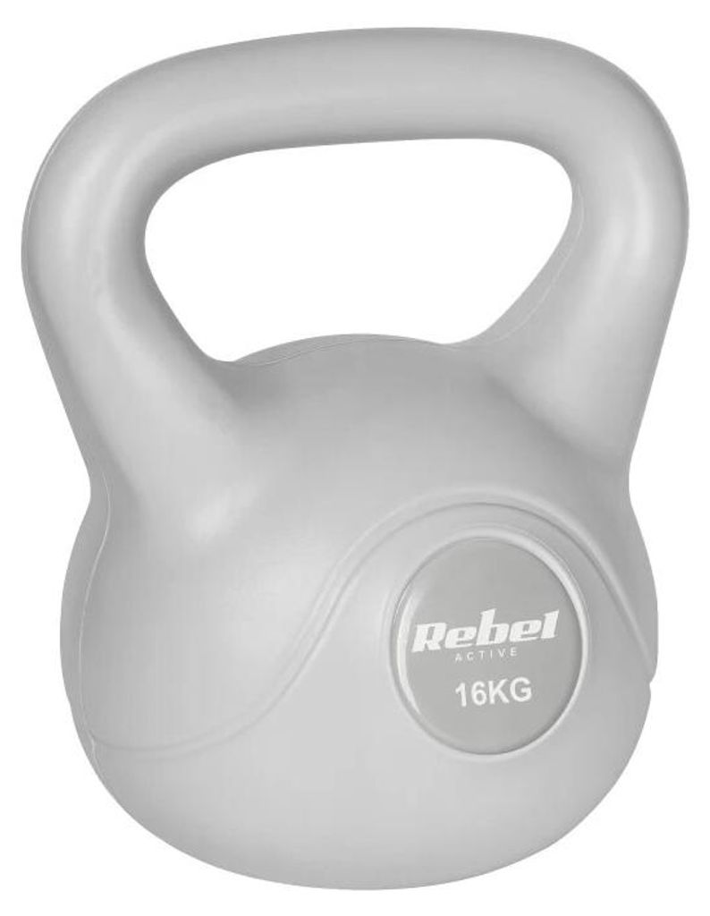 Rebel RBA-2322G Kettlebell Active 16 kg, grau