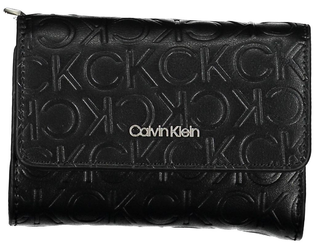 Stylische Damen Geldbörse schwarz mit RFID-Schutz & Produktbild 