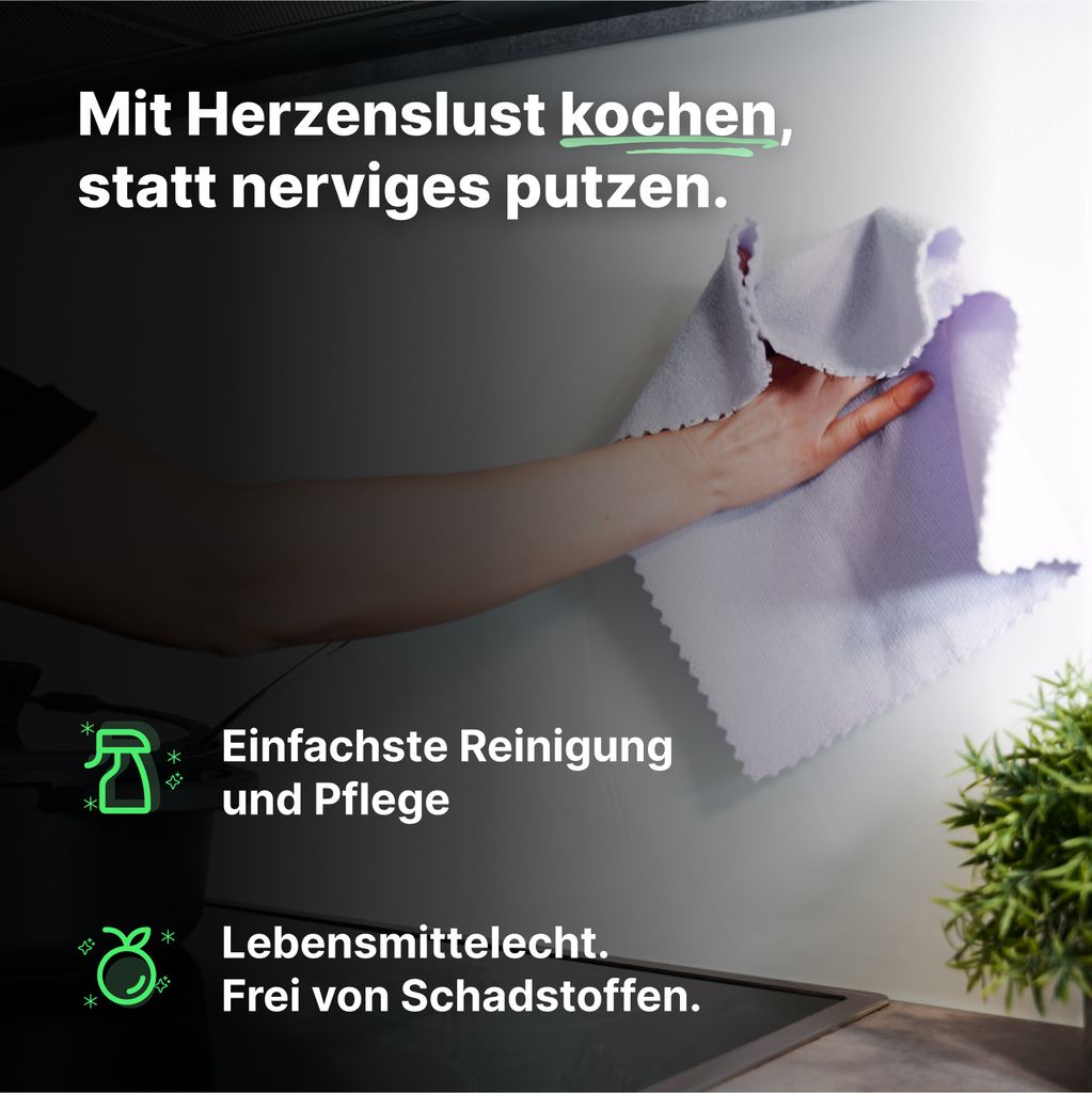 Spritzschutz Küchenrückwand Glas 100 x 60 cm Smoothie aus Obst & Gemüse - RUECKWAND24