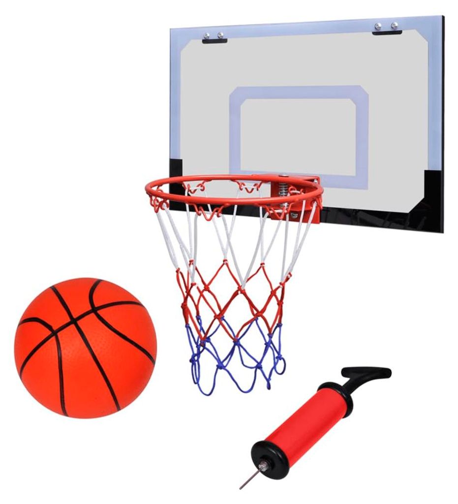 Mini Basketballkorb Set für Indoor mit Ball & Pumpe, Tür Basketball Hoop Set für Kinder & Erwachsene