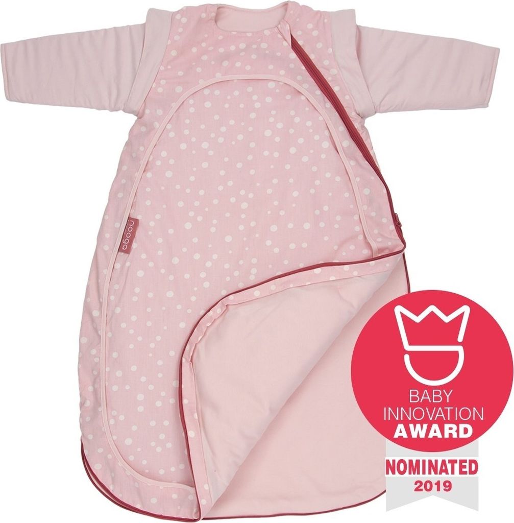 Nooga Schlafsack 4 Jahreszeiten Cocono 90 cm Pink Dots 6 - 18 Monate