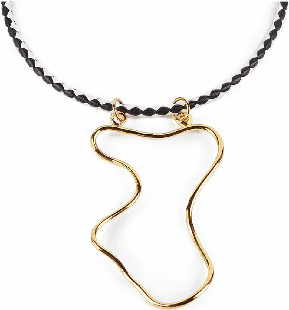 Collier Malawi en Or pour Femme - Sautoir Élégant avec Maille Brillante