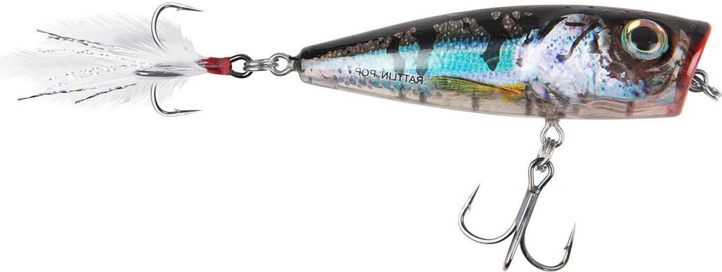Salmo Rattlin Pop Wobbler 7cm schwimmend Clear Holo Smelt Produktbild 
