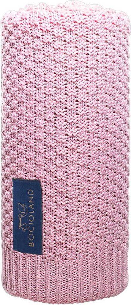 Bambus-Baumwolldecke Roma 80x100 cm Rosa / Bocioland