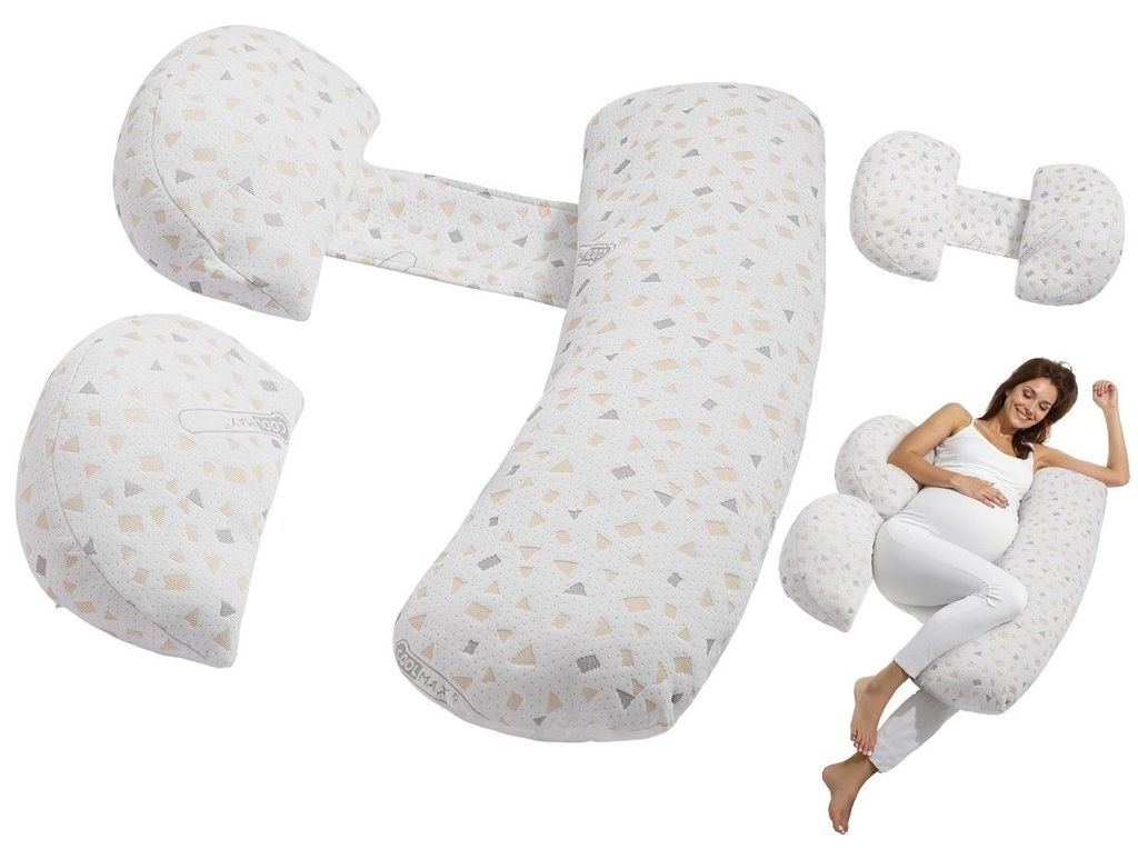 Almohada de embarazo VEVOR, con funda extraíble y lavable Imagen del producto 