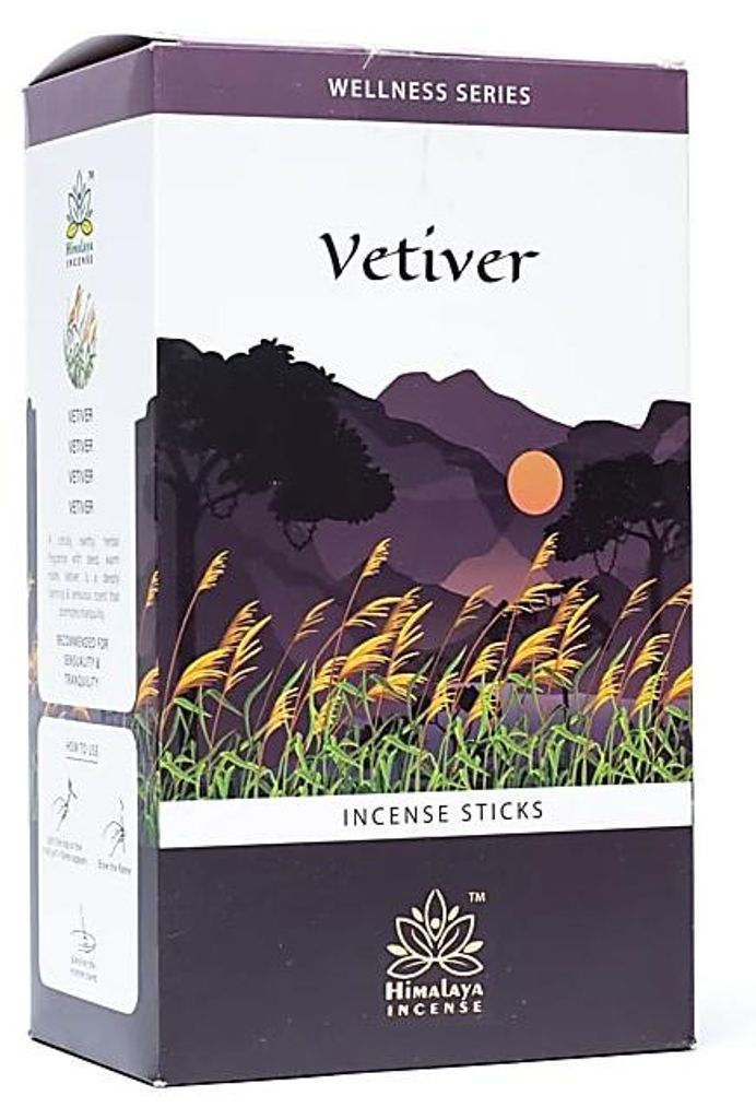 Himalaya-Räucherstäbchen Vetiver – 12 x 15 g