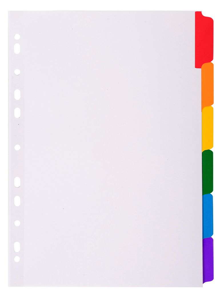 EXACOMPTA 2306E EXACOMPTA Karton-Register, DIN A4, weiß, Zdjęcie produktu 