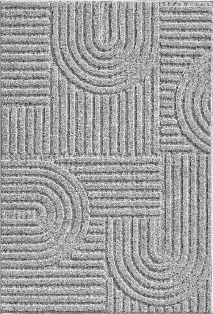 160x230 cm Tappeto d'arte 1121 Argento Immagine del prodotto 