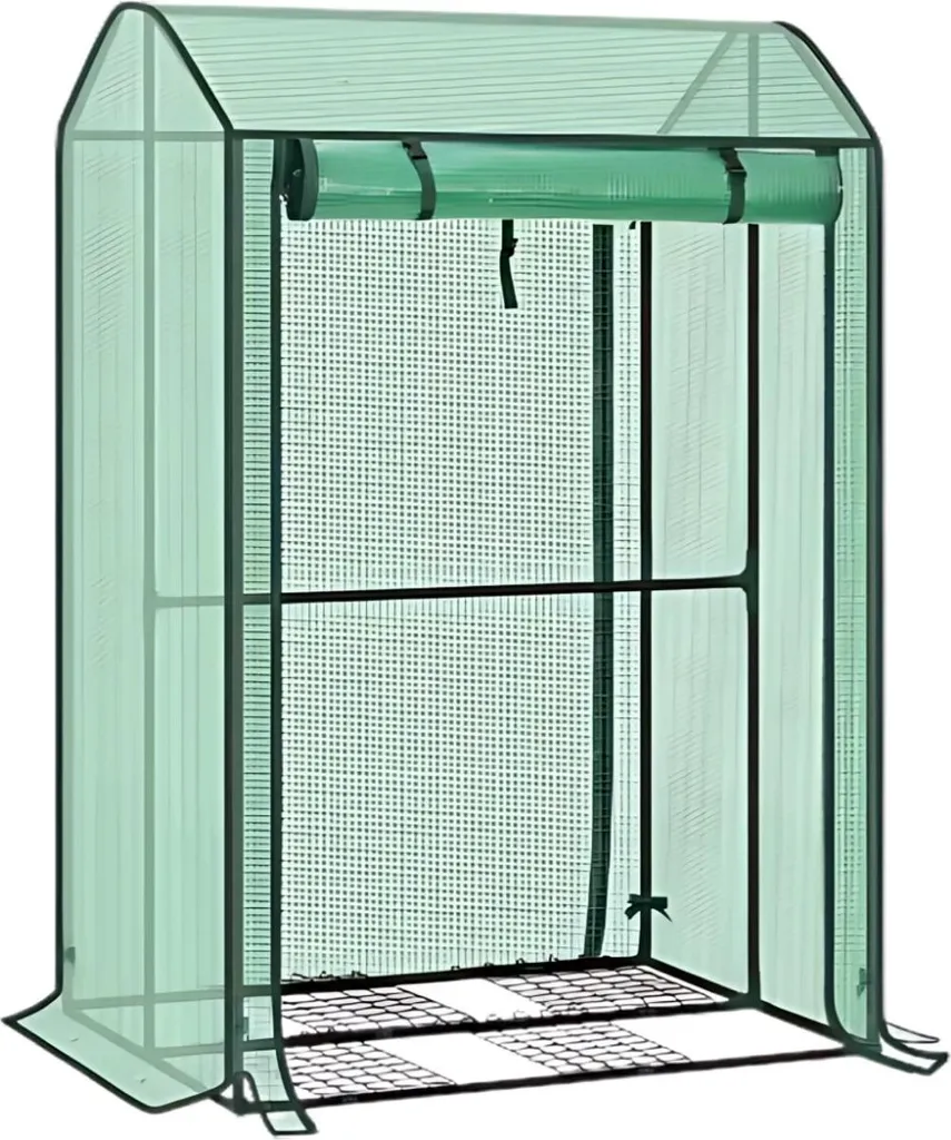 Serre pour Plantes Grimpantes et Légumes - Abri de Jardin 100x83x150cm