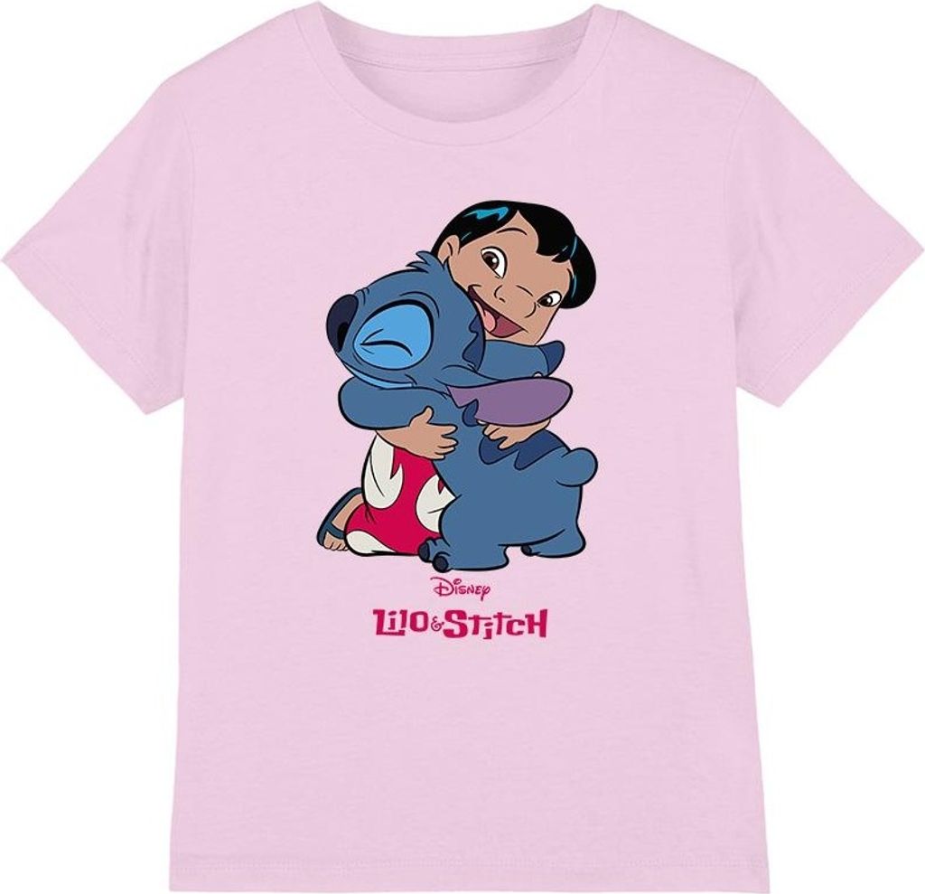 Lilo & Stitch - "90s" T-Shirt für Kinder TV4205 (128) (Pink)