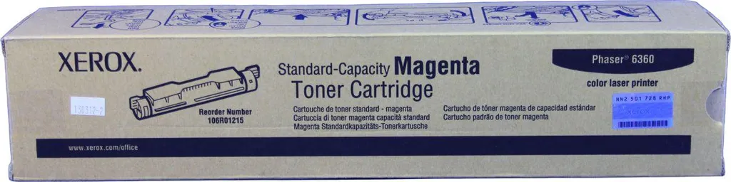 Toner Xerox 106R01215 Magenta : Finies les Impressions Ternes sur 6360