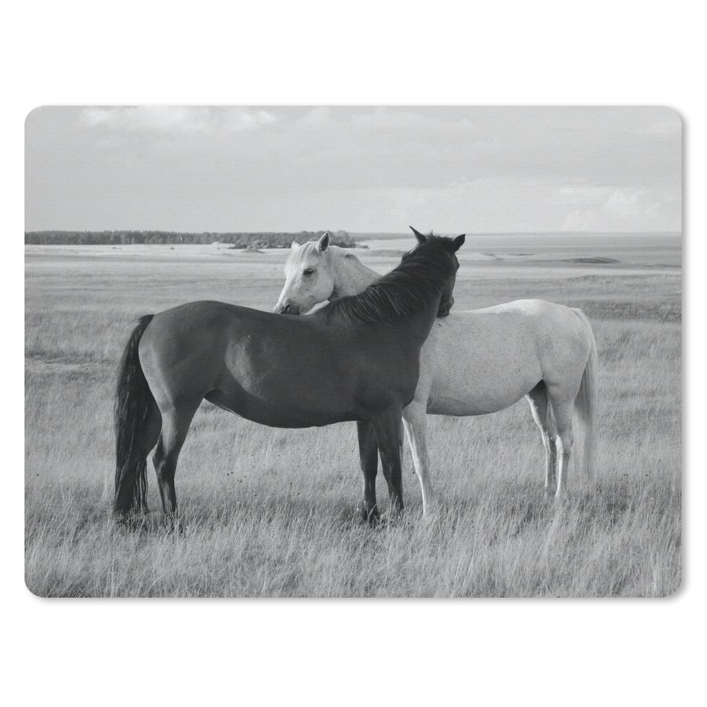 MuchoWow® Mauspad Mousepad Pferde - Tiere - Porträt - Produktbild 