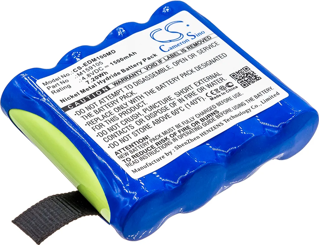 Batterie Ni-MH 2000mAh pour Edan CS-01 H100 - Longue Autonomie Totale