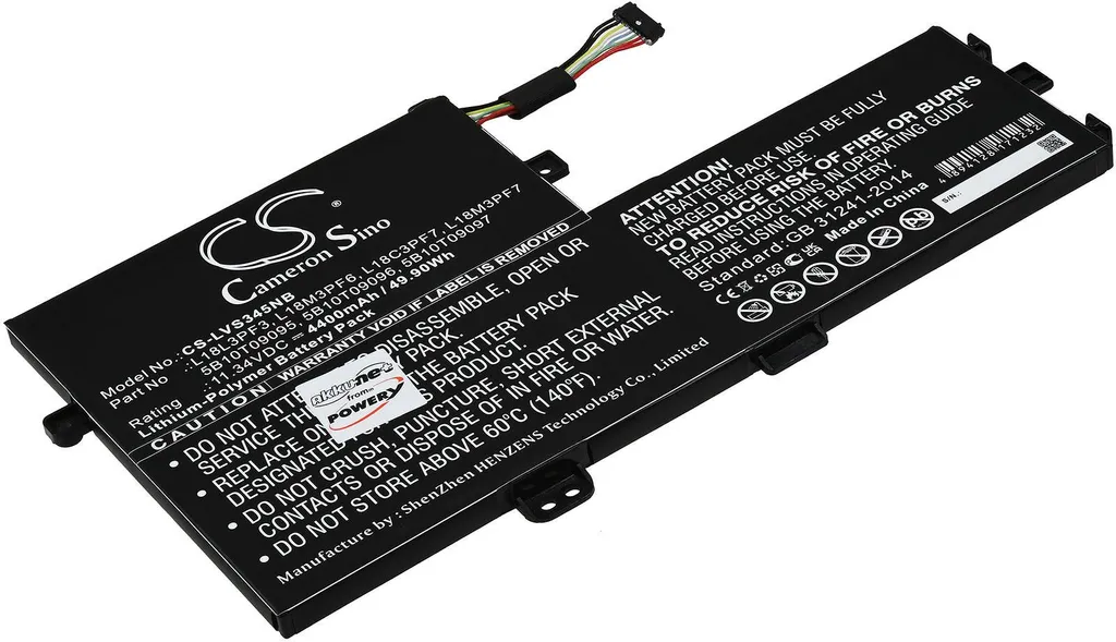 Batterie de Rechange Lenovo IdeaPad S340-15IML Idéale pour le Télétravail