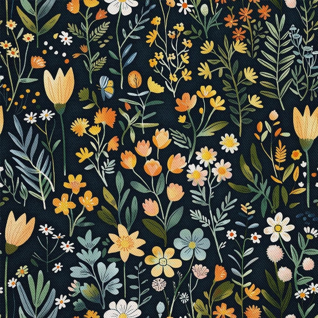 OUTDOOR DEKOSTOFFE OXFORD - Motiv Frühling I DX7188