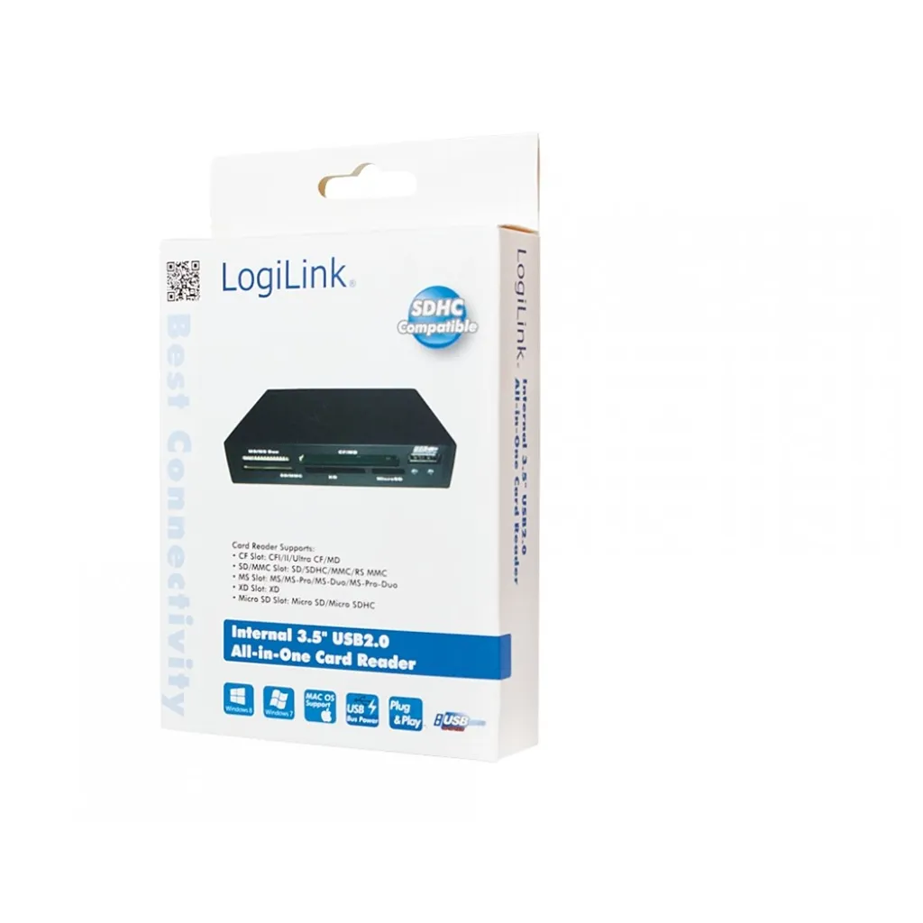 LogiLink CR0012 Card Reader Interno 3,5" USB 2.0 - Guida Acquisto - 3