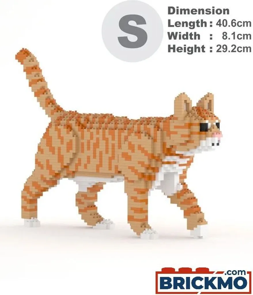 Statue Chat JEKCA 03S-M01B Système de Verrouillage Sans Colle Robuste