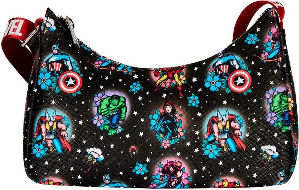 Loungefly Bag Funko Marvel Avengers Tattoo Umhängetasche